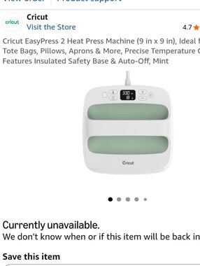 Cricut Heat Press, Heat Press Mat, HT Vinyl, Invisible Ink Sheets Lot